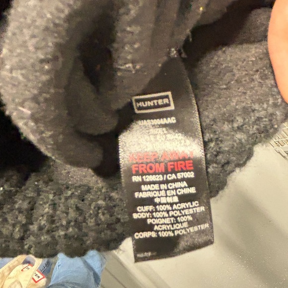 Hunter Boot Liner Fleece- socks Size L - Picture 2 of 2